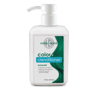 Keracolor Color+ Clenditioner 355ml - Emerald