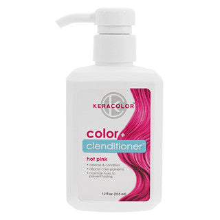 Keracolor Color+ Clenditioner 355ml - Hot Pink