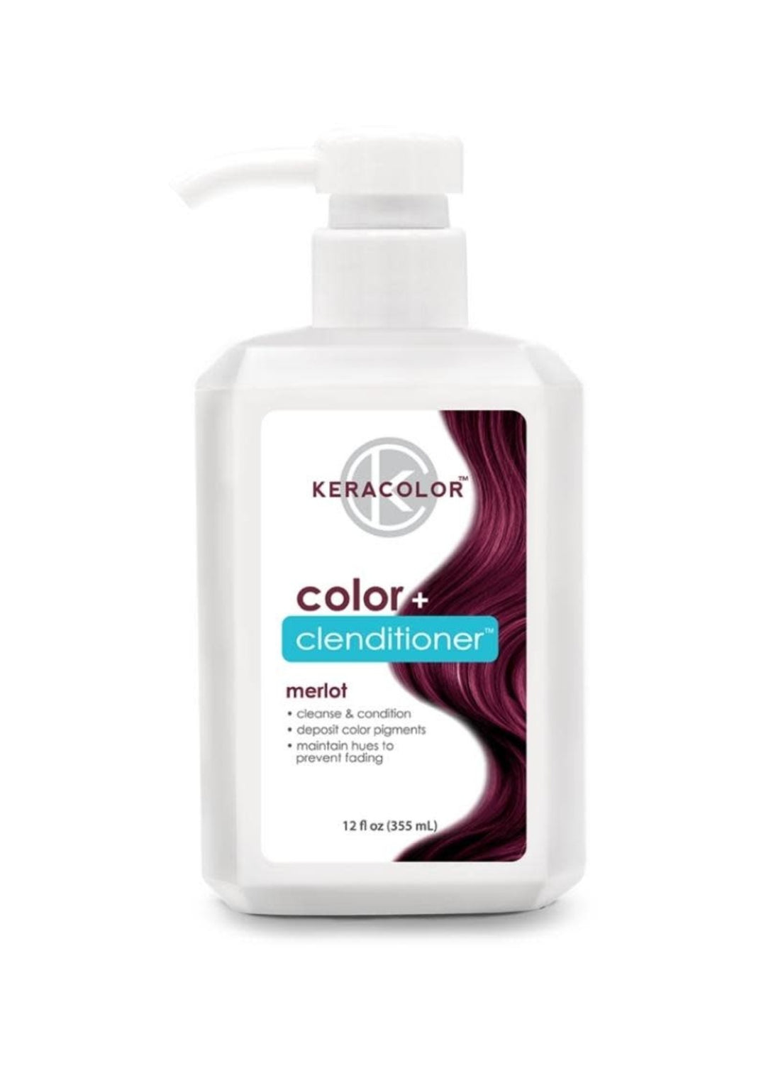 Keracolor Color+ Clenditioner 355ml - Merlot