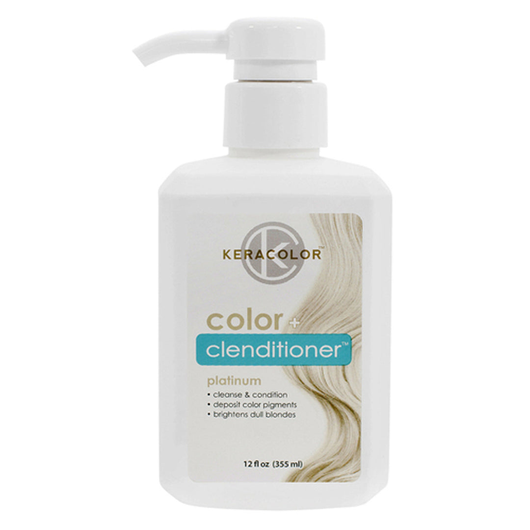 Keracolor Color+ Clenditioner 355ml - Platinum