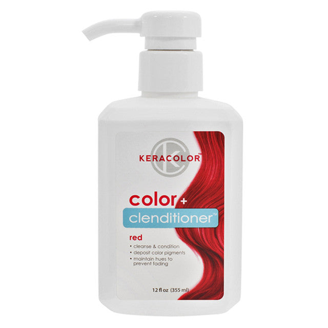 Keracolor Color+ Clenditioner 355ml - Red