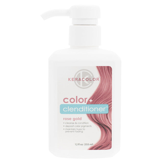 Keracolor Color+ Clenditioner 355ml - Rose Gold