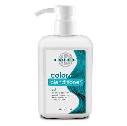 Keracolor Color+ Clenditioner 355ml - Teal