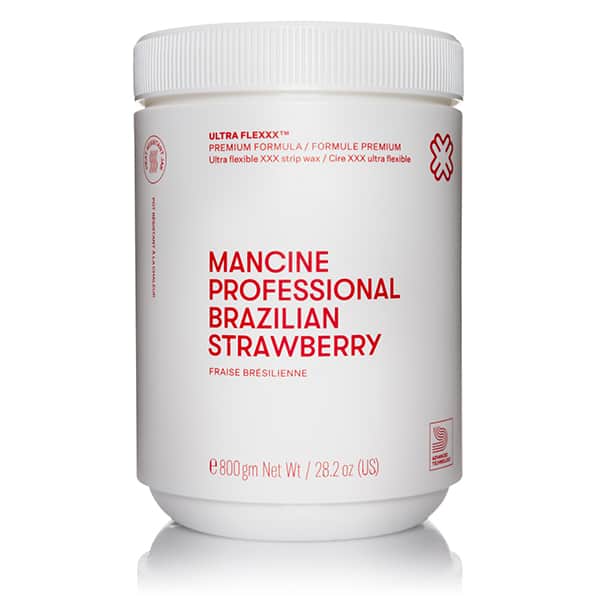 Mancine Professional Ultra Flexxx Brazilian Strawberry Strip Wax - 800g