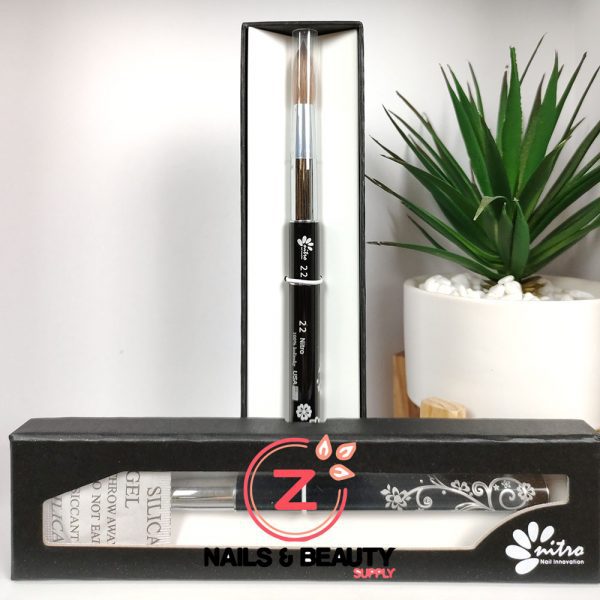 Nitro Acrylic Kolinsky Nail Brush - #22 (Black)