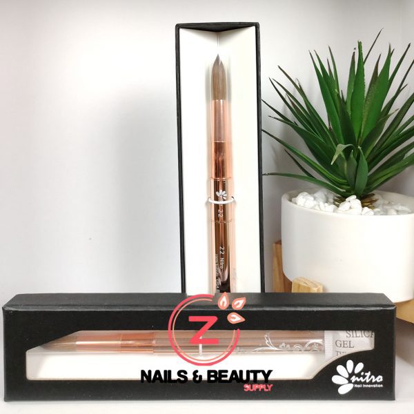 Nitro Acrylic Kolinsky Nail Brush - #22 (Gold)