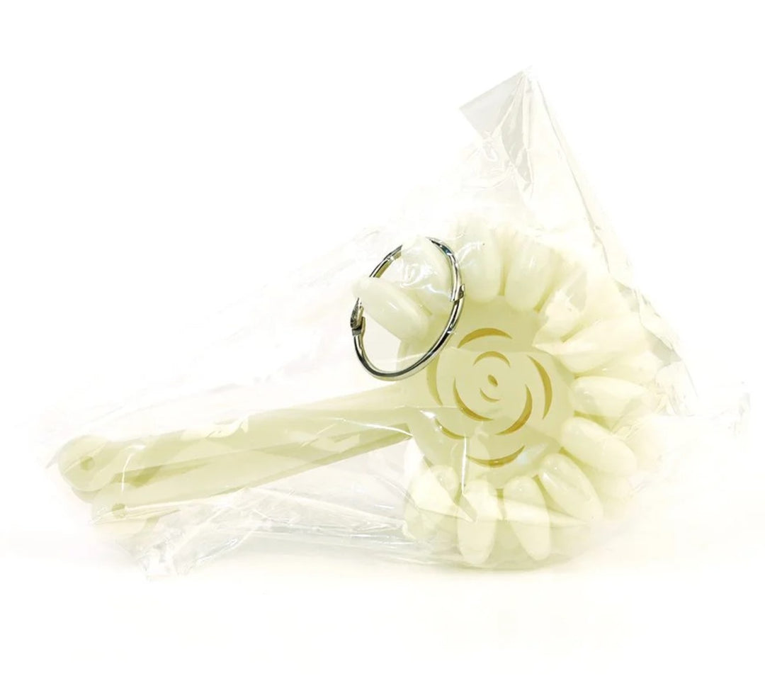 Sample Colour Chart - Natural Flower Nail Tips (10Pcs/Pack)