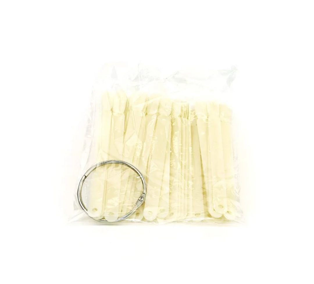 Sample Colour Chart - Natural Nail Tips (50pcs with Ring)