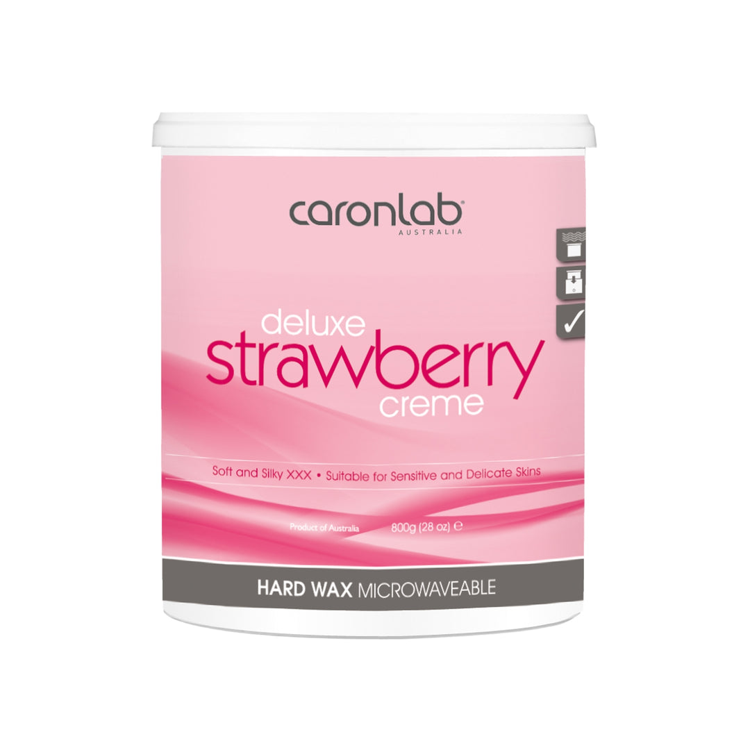 Caronlab Deluxe Strawberry Crème Hard Wax - 800g