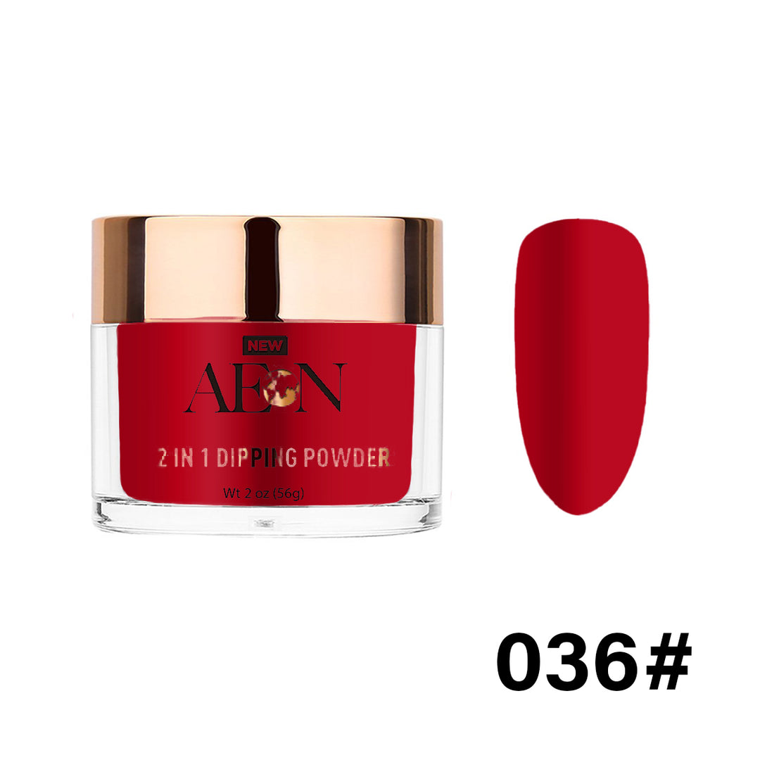 #036 - AEON Dipping Powder - Red Dress 2oz
