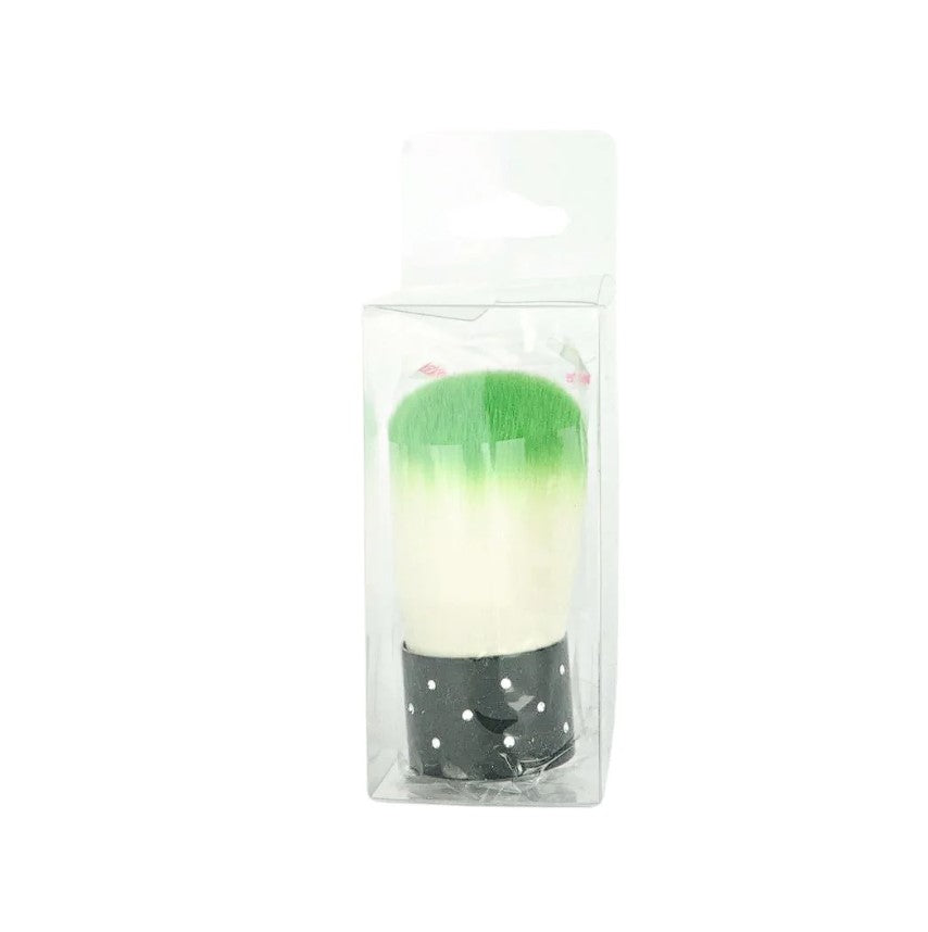 Small Dust Brush - Green and White