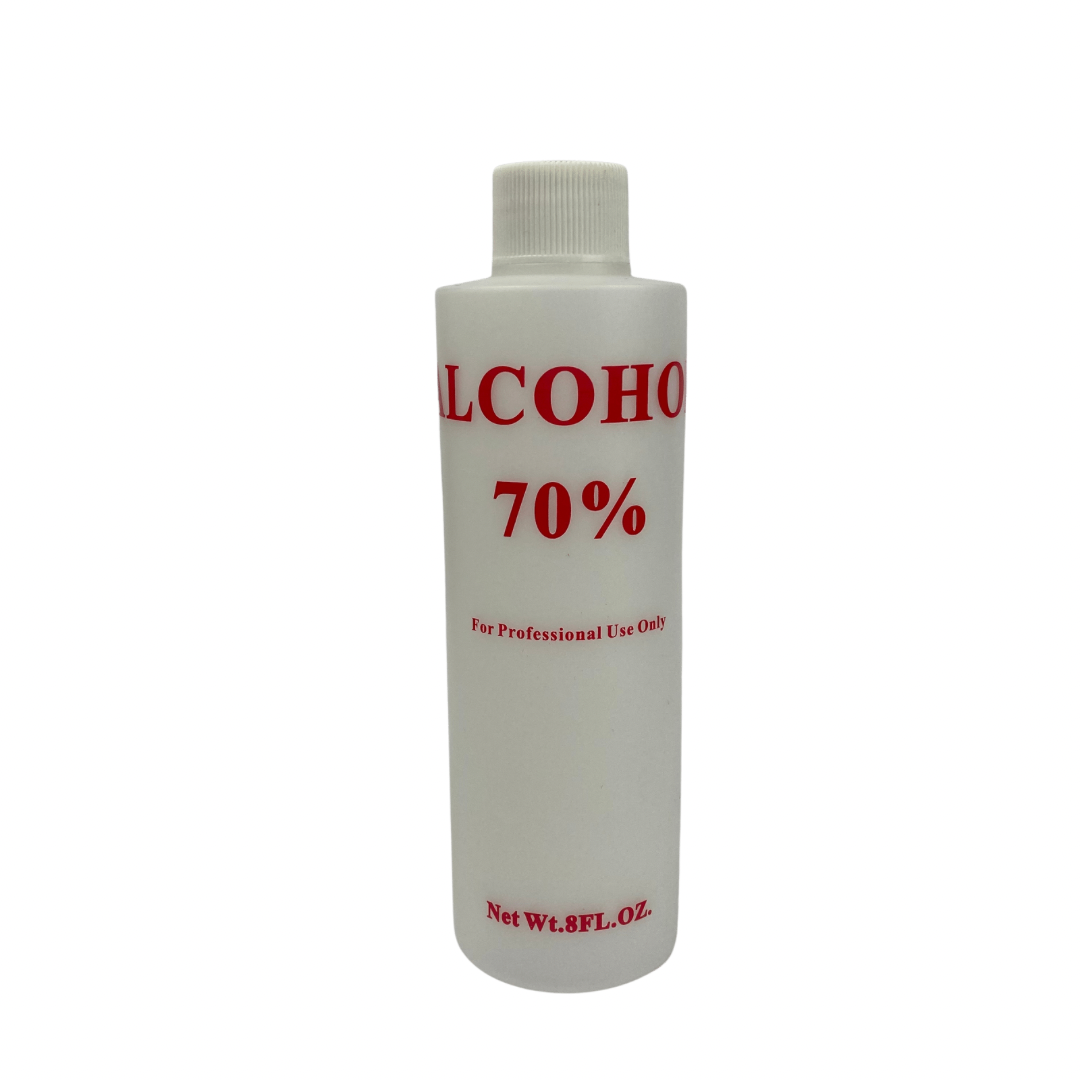 Empty Plastic Bottle Alcohol 70% - 8oz