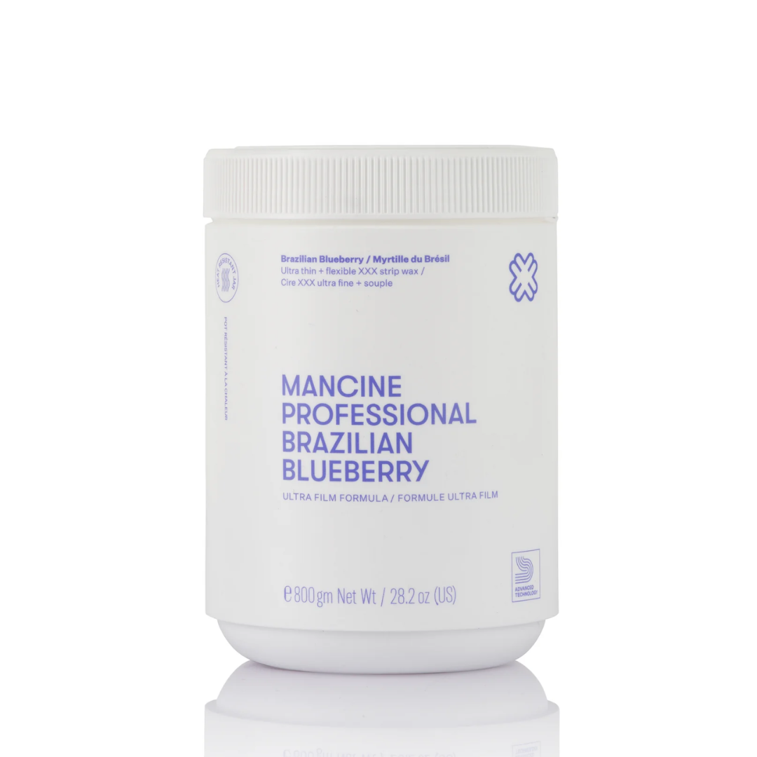 Mancine Professional Brazilian Blueberry Strip Wax - 800g