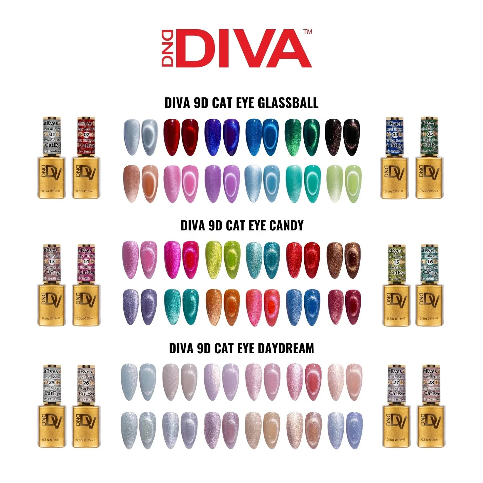 DND DIVA 9D Cat Eye
