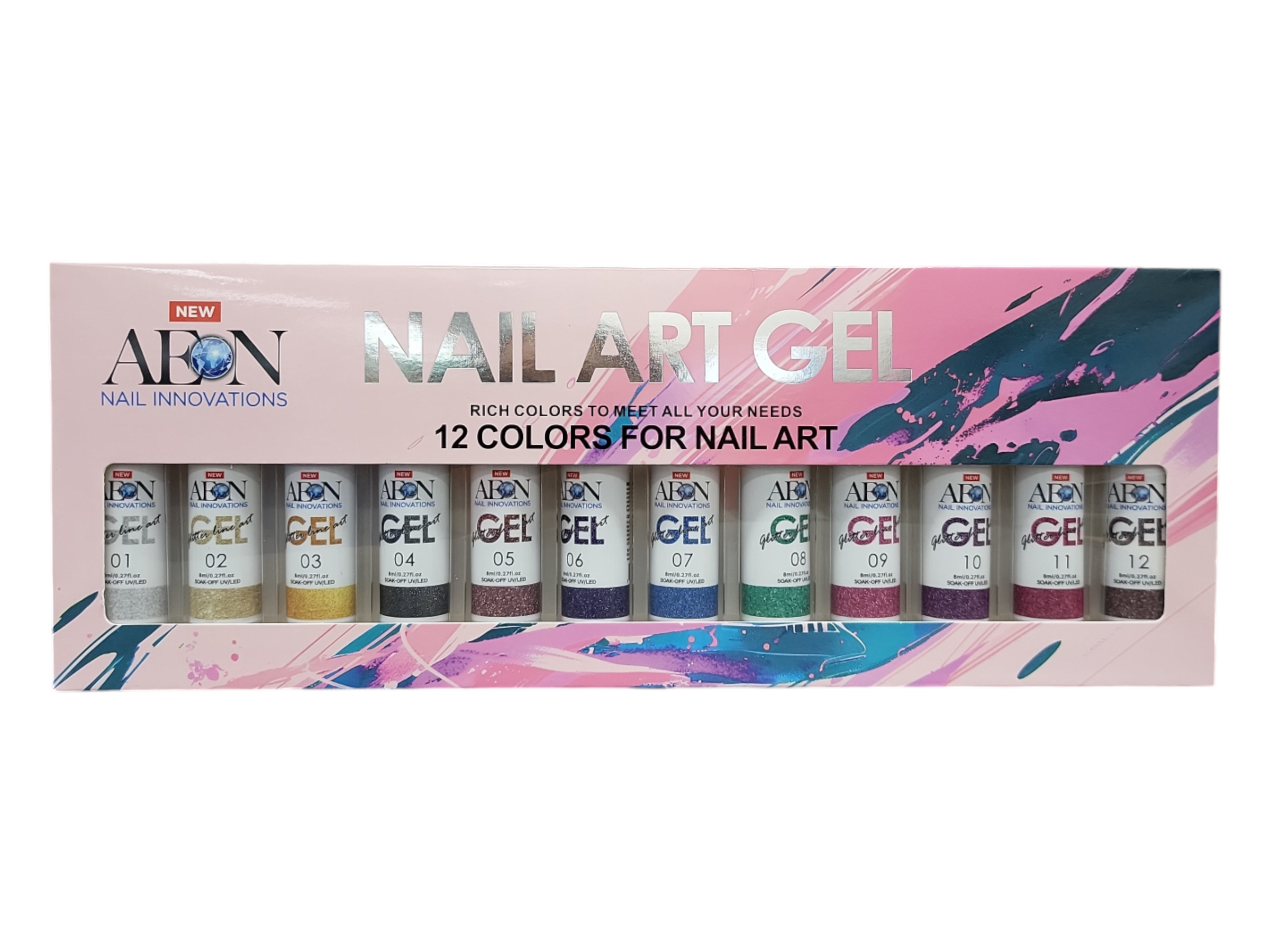 Aeon Nail Art Gel - Glitter Line Gel