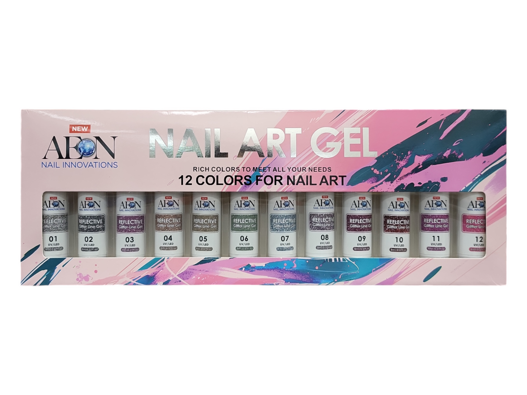 Aeon Nail Art Gel - Reflective Glitter Line Gel