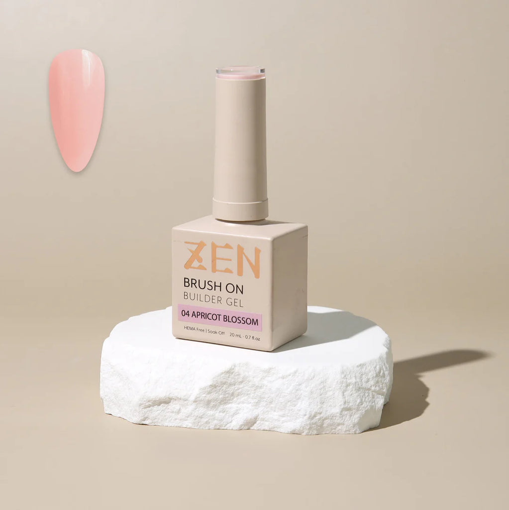 KAZEN | BRUSH ON BUILDER GEL NO.04 Apricot Blossom – Oz Nails