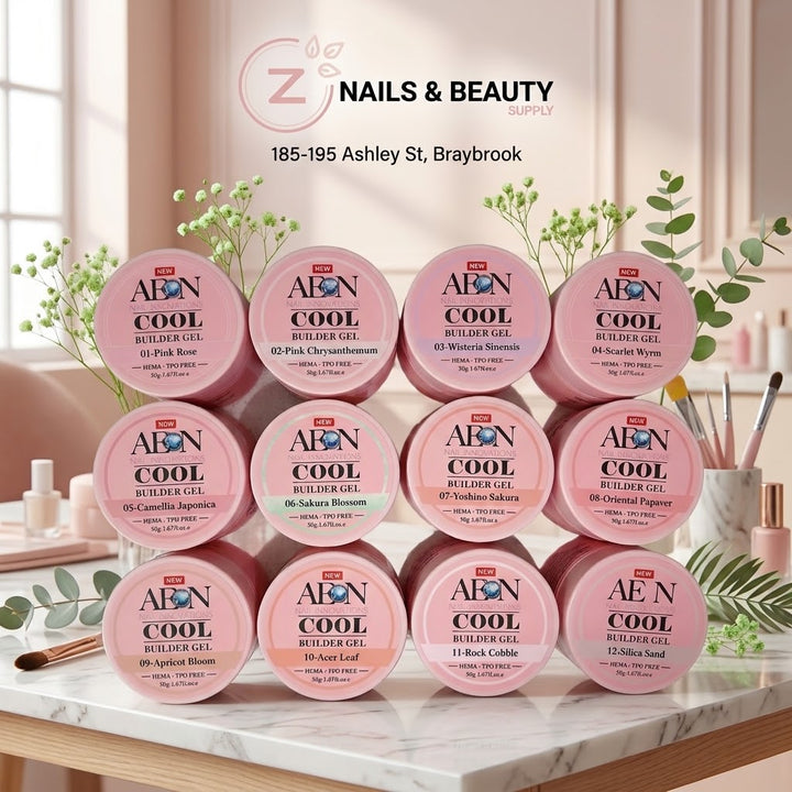 AEON Cool Builder Gel - 108 SHADE COMPLETE MASTER COLLECTION (1-108)