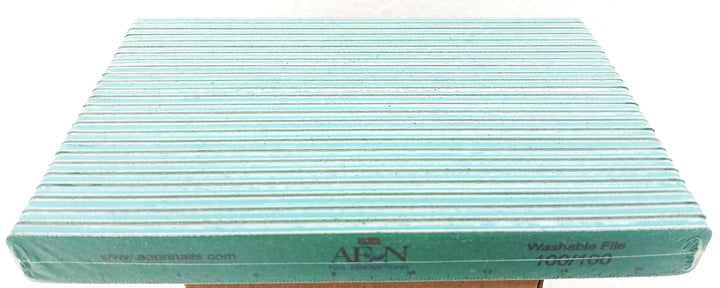 AEON Nail Files 100/100 Green - 25 pcs