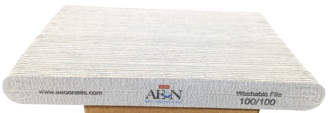 AEON Nail Files 100/100 White - 25 pcs
