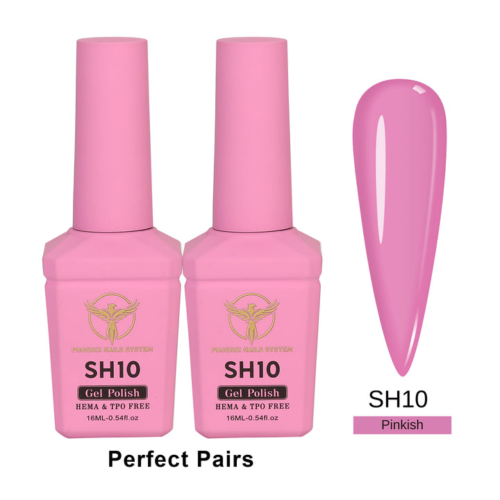 Phoenix - Sheer Gel Polish Collection 24 Colors (48 bottles)