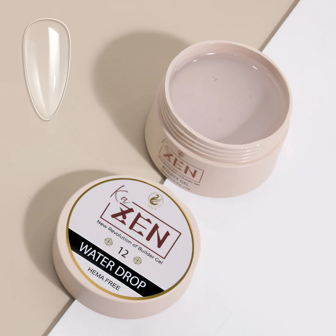 KaZEN Builder Gel - 12 WATER DROP Cream Edition