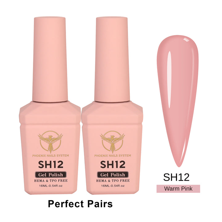 Phoenix - Sheer Gel Polish Collection 24 Colors (48 bottles)