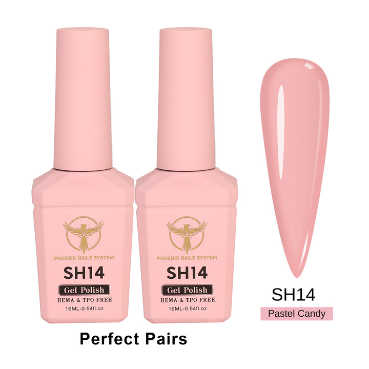 Phoenix - Sheer Gel Polish Collection 24 Colors (48 bottles)