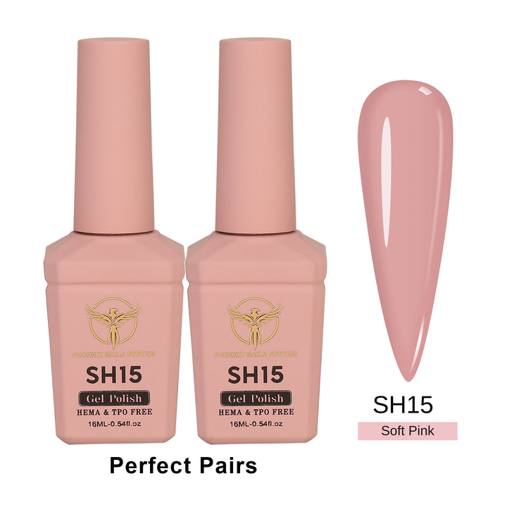 Phoenix - Sheer Gel Polish Collection 24 Colors (48 bottles)