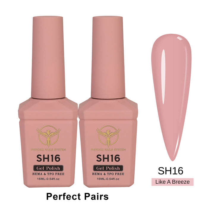 Phoenix - Sheer Gel Polish Collection 24 Colors (48 bottles)