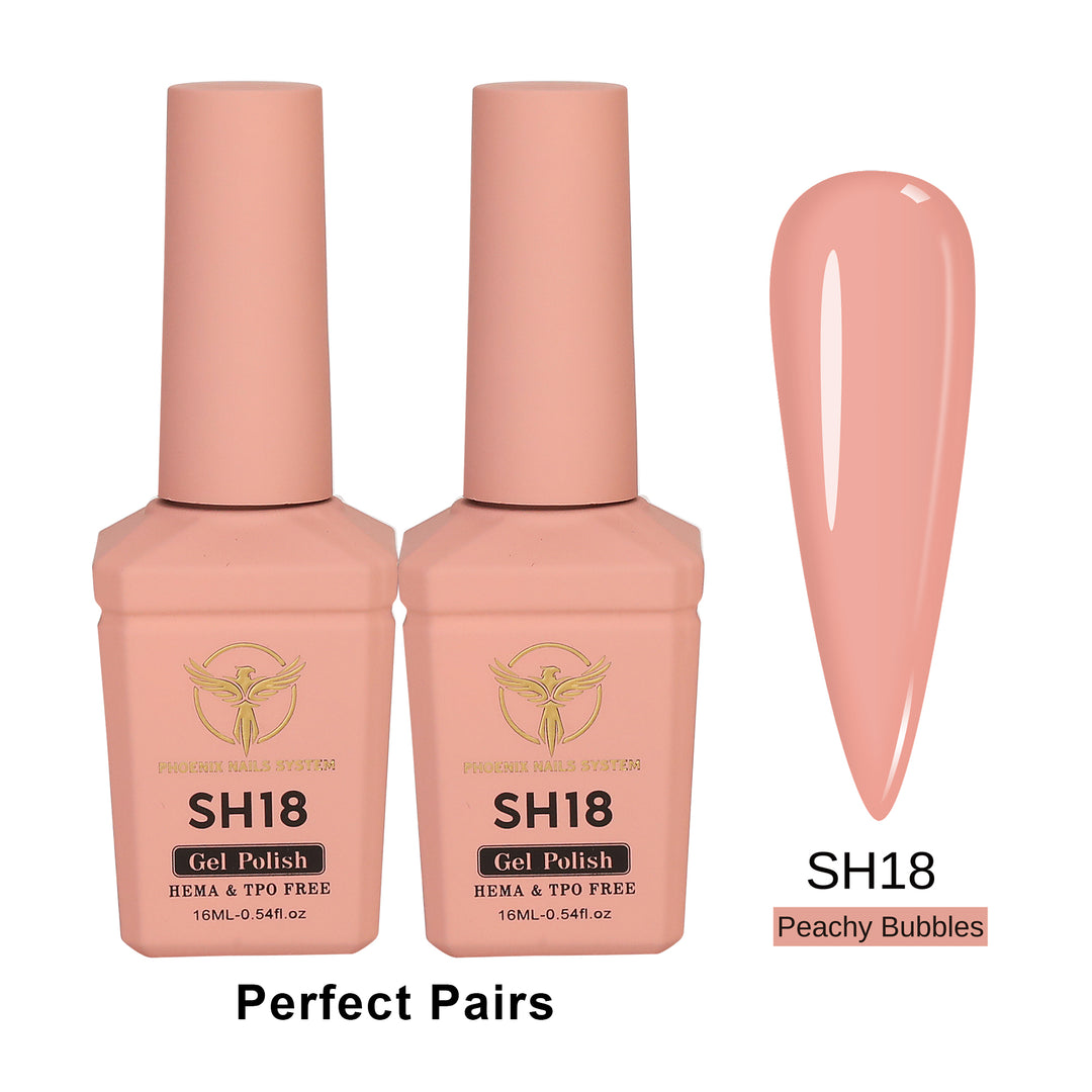 Phoenix - Sheer Gel Polish Collection 24 Colors (48 bottles)