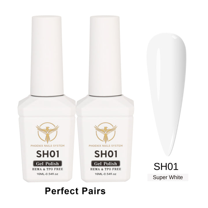 Phoenix - Sheer Gel Polish Collection 24 Colors (48 bottles)