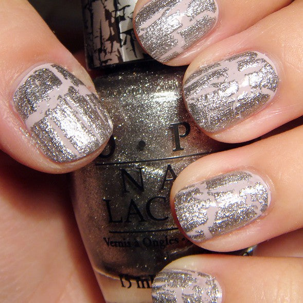 NL E62 - Silver Shatter - OPI Nail Lacquer 0.5oz