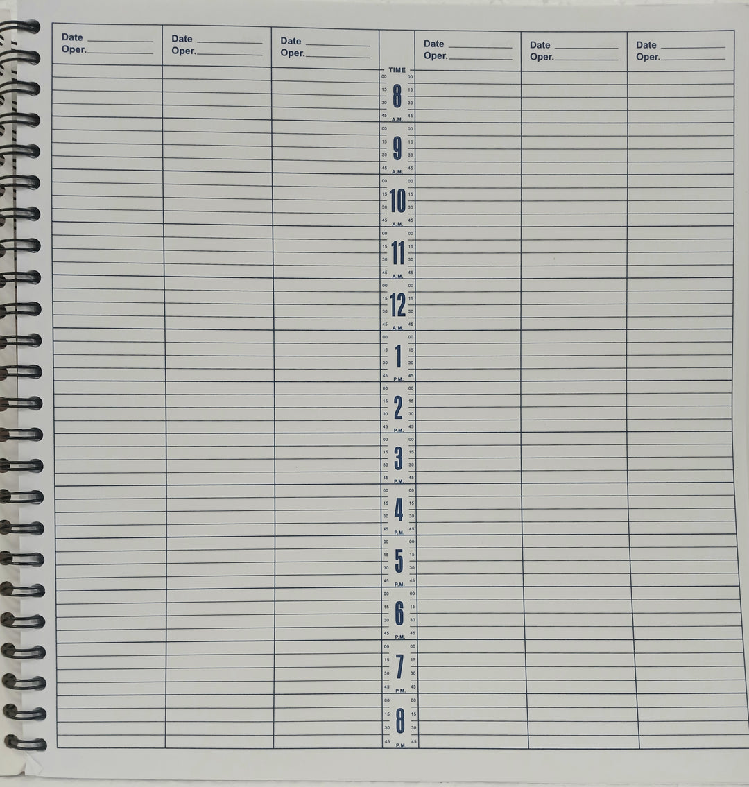 Aeon - APPOINTMENT BOOK - 6 COLUMN + NOTES