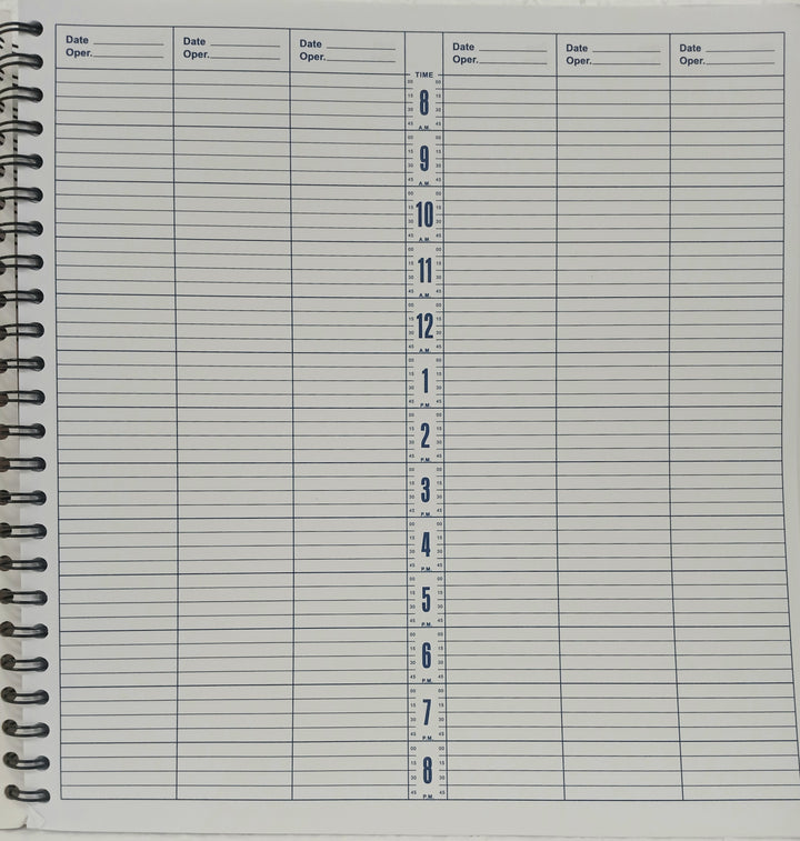 Aeon - APPOINTMENT BOOK - 6 COLUMN + NOTES