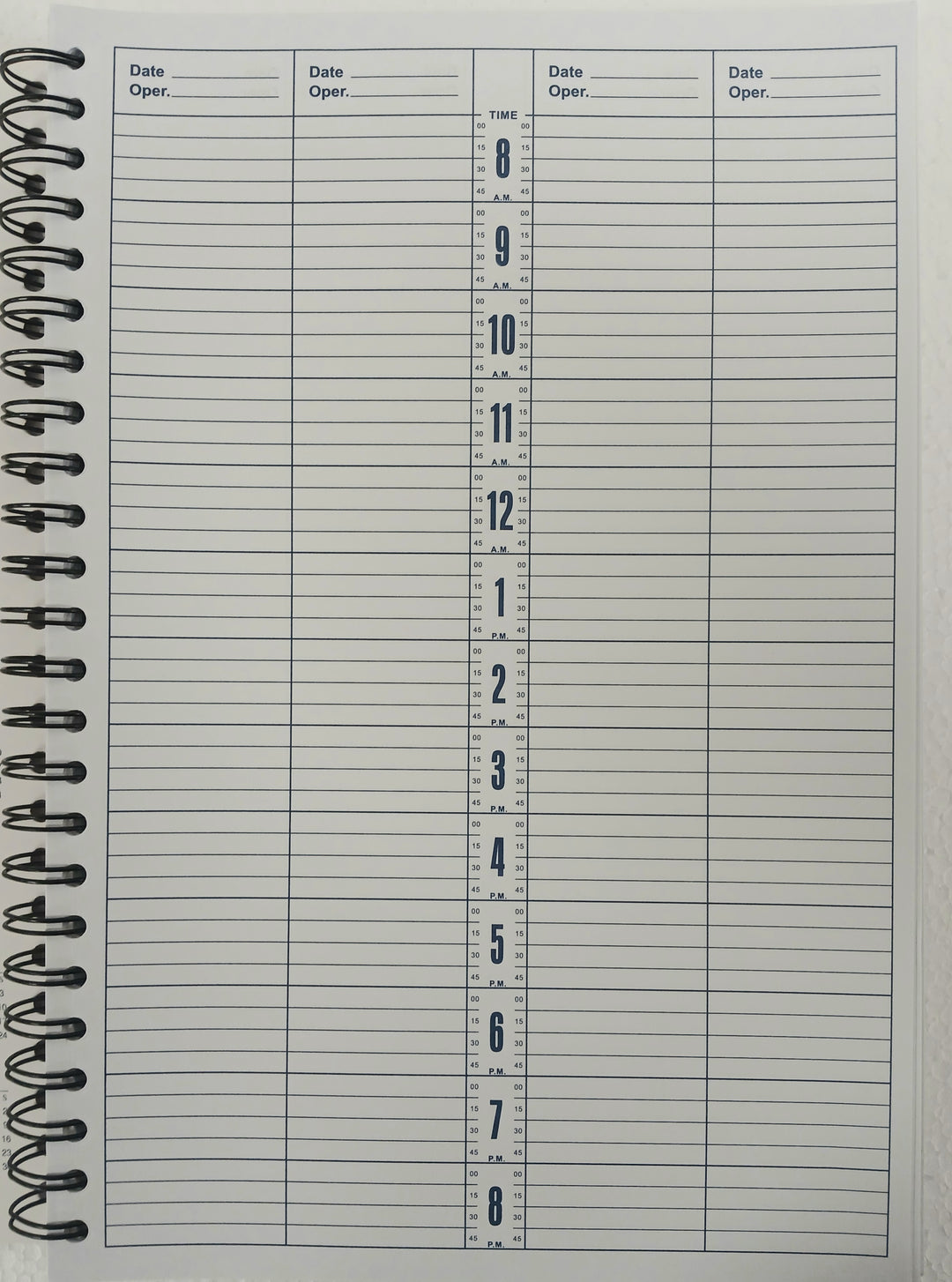 Aeon - APPOINTMENT BOOK - 4 COLUMN + NOTES