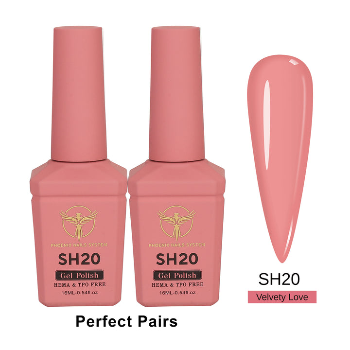 Phoenix - Sheer Gel Polish Collection 24 Colors (48 bottles)