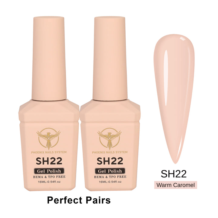 Phoenix - Sheer Gel Polish Collection 24 Colors (48 bottles)