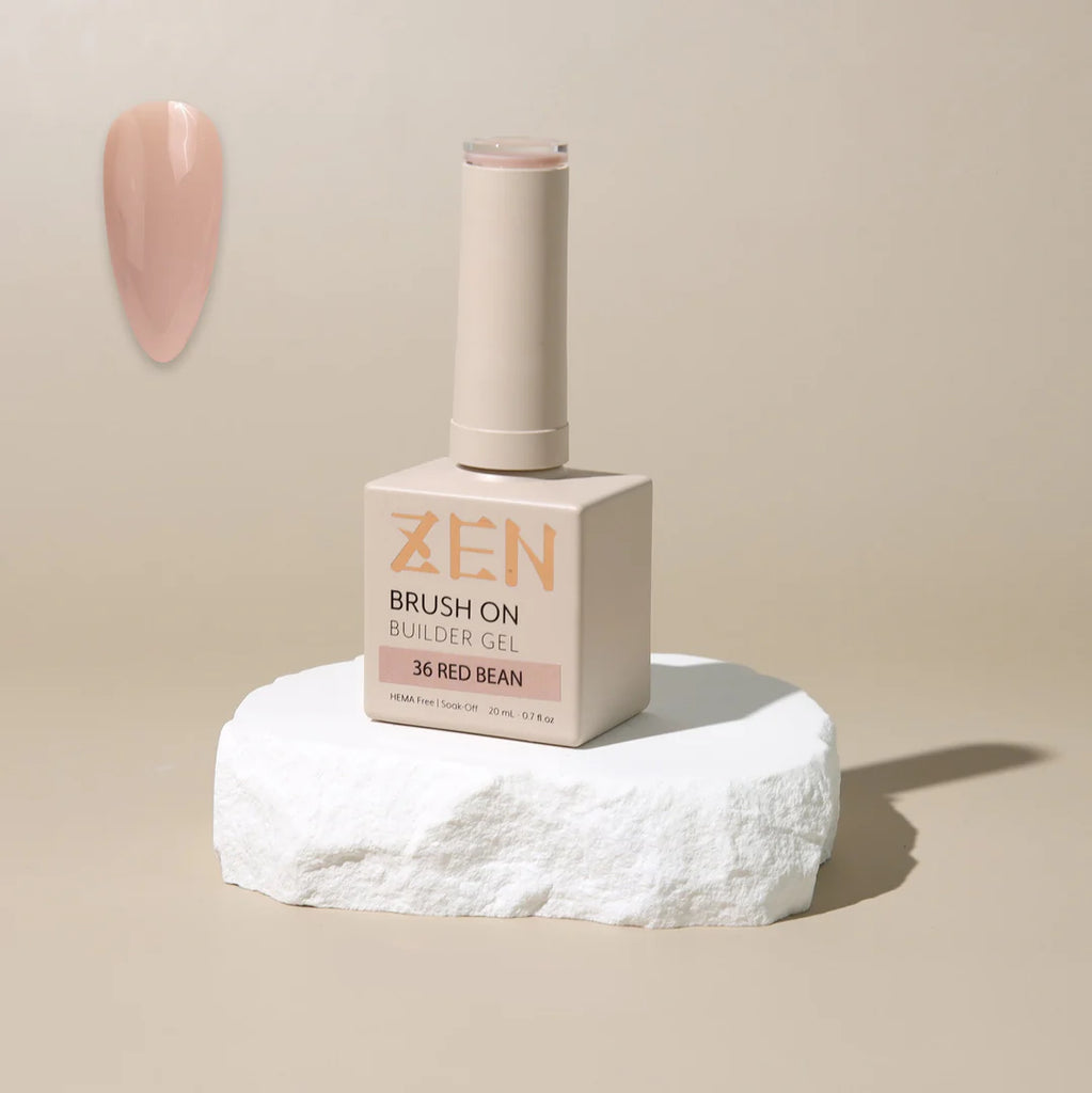 KAZEN | BRUSH ON BUILDER GEL NO.36 RED BEAN – Oz Nails & Beauty Supply