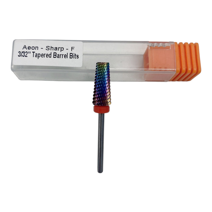 3/32 - Aeon - Sharp - Tapered Barrel Bits - Rainbow
