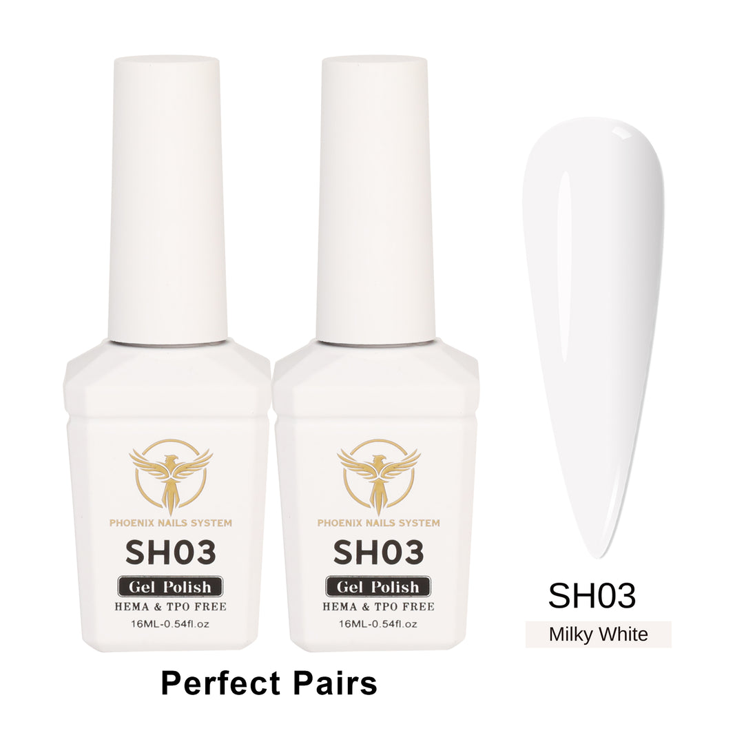Phoenix - Sheer Gel Polish Collection 24 Colors (48 bottles)