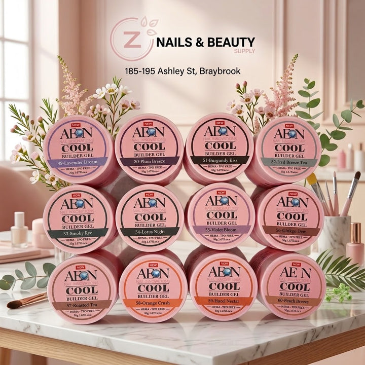 AEON Cool Builder Gel - 108 SHADE COMPLETE MASTER COLLECTION (1-108)