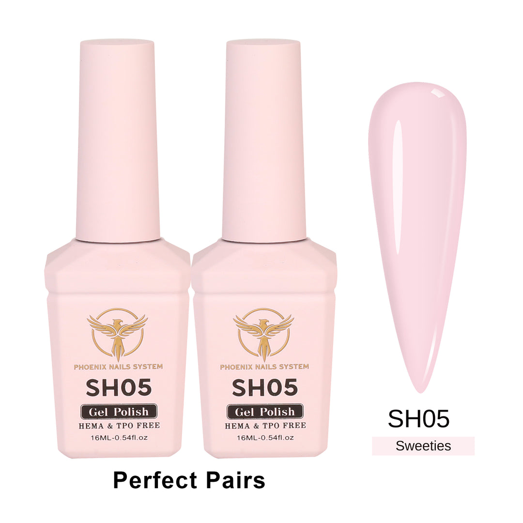 Phoenix - Sheer Gel Polish Collection 24 Colors (48 bottles)