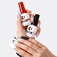 KUPA GelFinity - Soak Off Gel - Top Coat Glossy Finish (No-Wipe) Refill 8.0 Oz