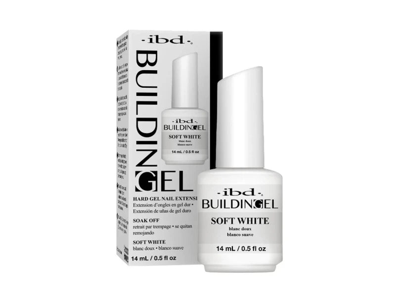 IBD Building Gel Soft White - 14ml/0.5oz