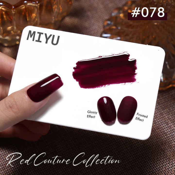 KaZEN | Miyu Gel Polish Collection 50 Colors 2 - Red Couture Collection