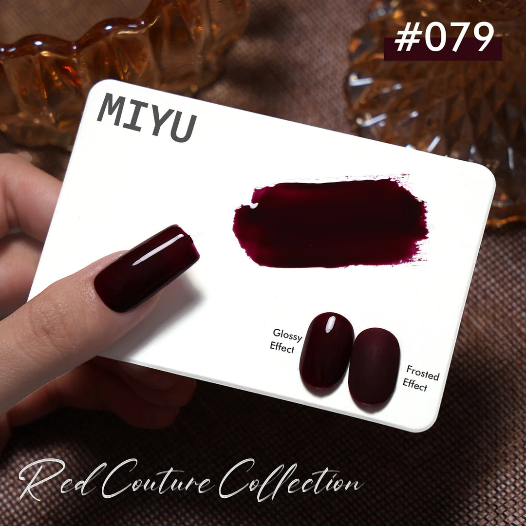 KaZEN | Miyu Gel Polish Collection 50 Colors 2 - Red Couture Collection