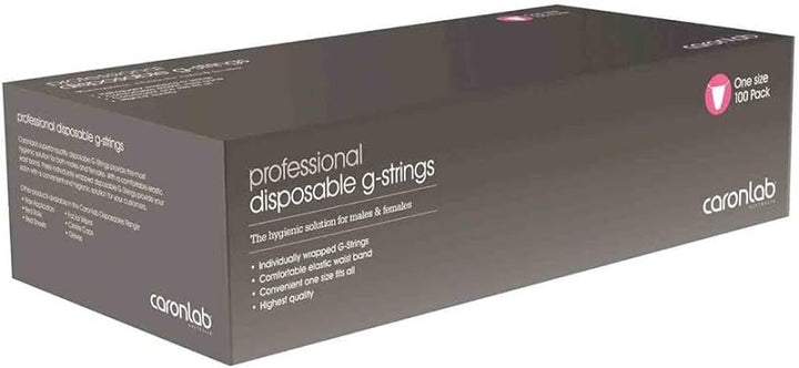 Caronlab Disposable Unisex G-Strings - 100pcs