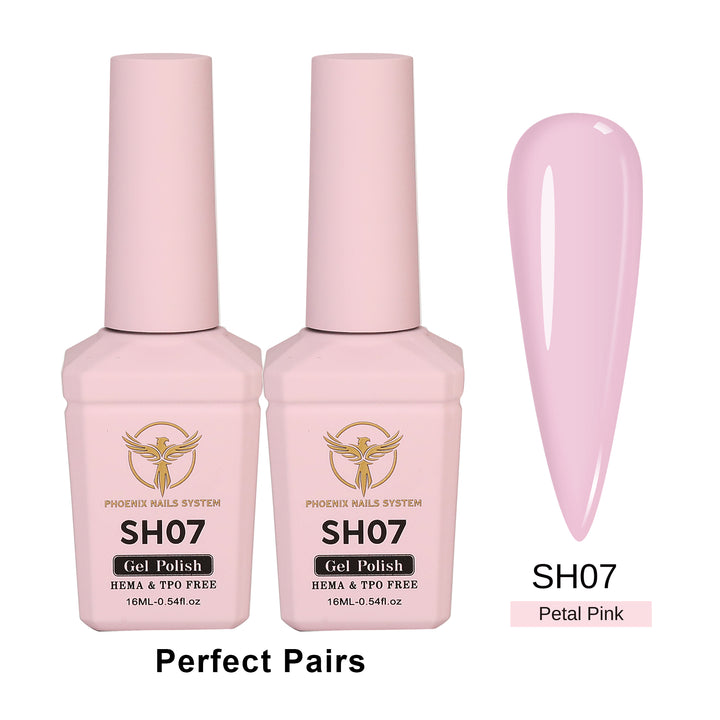 Phoenix - Sheer Gel Polish Collection 24 Colors (48 bottles)