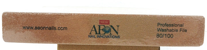 AEON Nail Files 80/100 Large Gold - 25 pcs